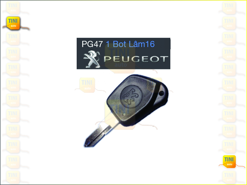 CAPA CHAVE PEUGEOT 106/306 1 BOTÃO LAMINA 16