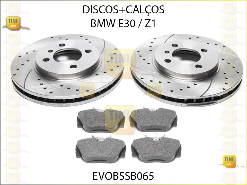 DISCOS + CALÇOS BMW E30 / Z1