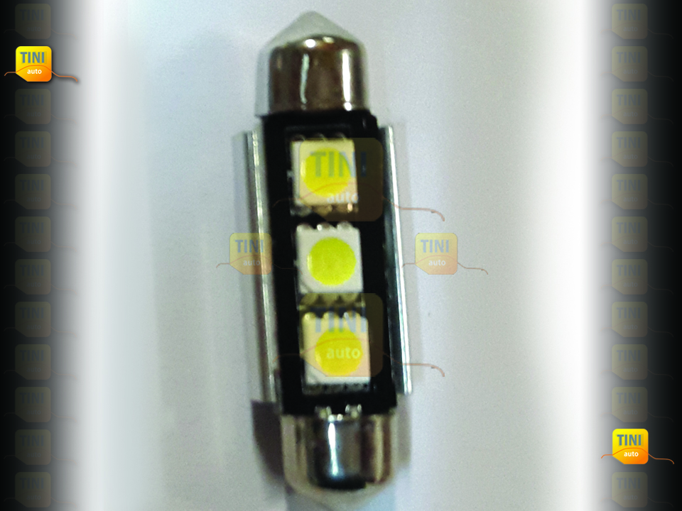 LAMPADAS TUBULARES 3 SMD  41MM 24V 