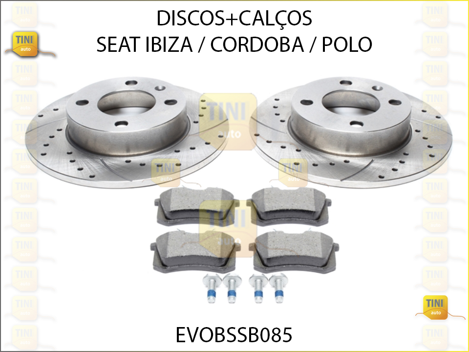 DISCOS + CALÇOS SEAT IBIZA / CORDOBA /POLO/TRASEI