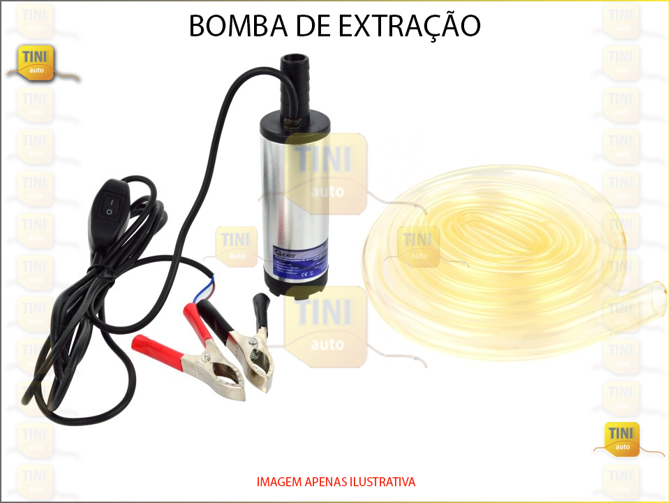 BOMBA DE EXTRAÇÃO  GASOLINA ELEC. DIM. 37MM  12V